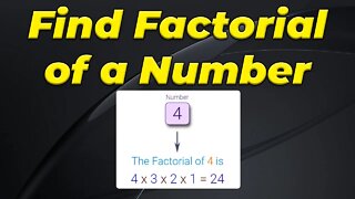 How to find the factorial of a Number C Programming Exercise video