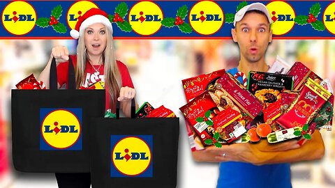 BUDGET Christmas FOOD shopping at LIDL 😋 Special GROCERY HAUL!