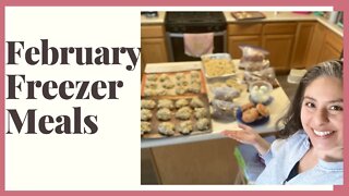 February Freezer Meals // breakfast and dinner
