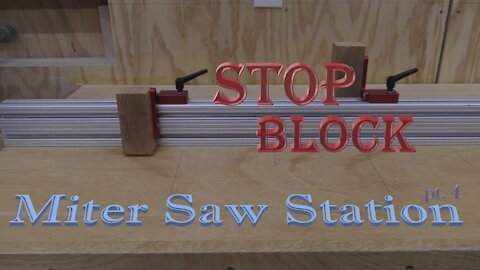 Could you Stop these Blocks if you tried? Miter Saw pt4: Stop Blocks