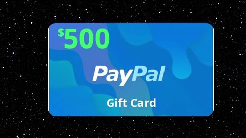 Gana 500 Euros en una tarjeta de regalo de paypal " SOLO ESPAÑA "