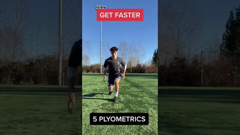 5 PLYOMETRICS TO IMPROVE YOUR SPEED 🏃💨⚡ #shorts #bodyweightworkout