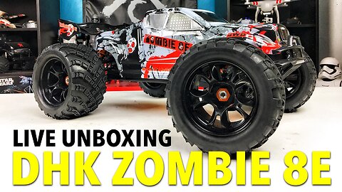 Live Unboxing: DHK Zombie 8e 1/8 Brushless Monster Truck