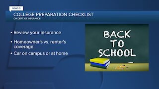 Ohio Department of Insurance issues reminder for parents of college students