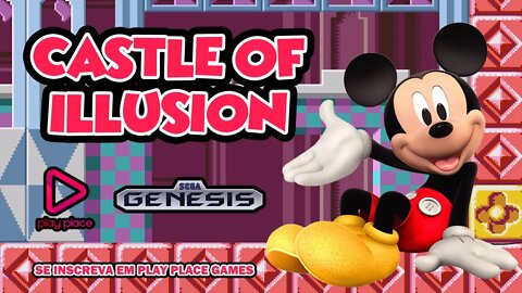 Castle of Illusion - Mickey Mouse - Sega Genesis