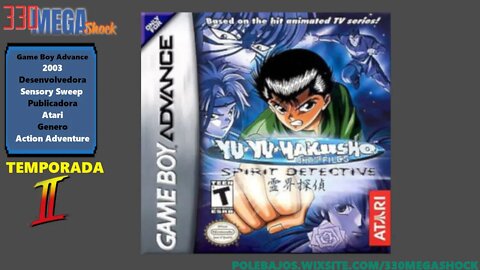 Jogo (QUASE) Completo 57 :Yu Yu Hakusho Spirit Detective (Game Boy Advance)