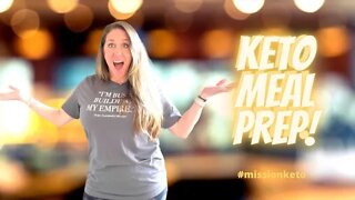 KETO MEAL PREP | MEAL PREP WITH ME | COUNTING TOTAL CARBS | BACK TO BASICS KETO | TRYING NEW RECIPES