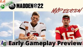 Madden NFL 22 Early Gameplay Preview on Xbox Series X