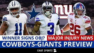 Cowboys vs. Giants Preview: Injury News + Winner Gets Odell Beckham?