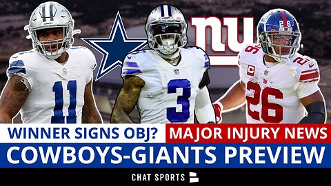 Cowboys vs. Giants Preview: Injury News + Winner Gets Odell Beckham?