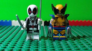 Deadpool and wolverine - stop motion animation
