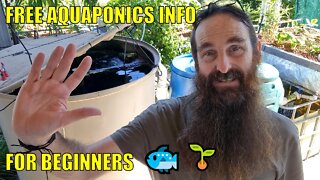 FREE Aquaponics Information For Beginners 🐟🥦🌱🍅