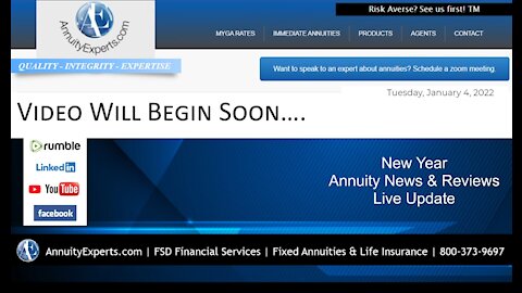 January 2022 Fixed Annuity News & Reviews LIVE UPDATE!