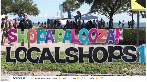 Shopapalooza will showcase more than 300 small businesses at downtown St. Pete's Vinoy Park