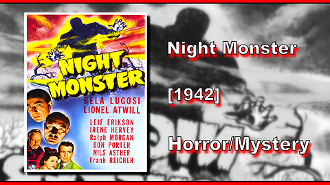 Night Monster (1942) | HORROR/MYSTERY | FULL MOVIE