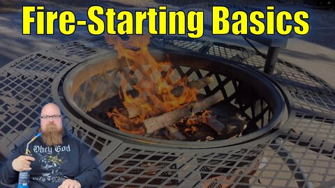 Basics of Building a Fire | Bushcraft on the Patio