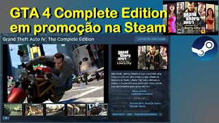 GTA 4 The Complete Edition em promoção na Steam