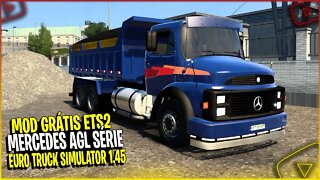 Saiu Mercedes Bens AGL Caçamba e Vários Chassis e Cargas para Euro Truck Simulator 2 versão 1.45