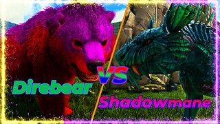 Dire Bear vs Rex\Allosaurus\Magmasaur | ARK Survival Evolved | Ark Battles | Ark Gameplay