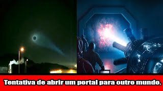 Tentativa de abrir um portal para outro mundo