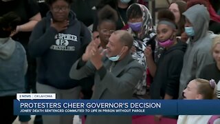 Protestors Cheer Governor's Decision