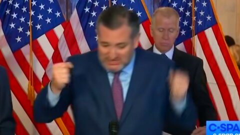 Cruz Pounds The Podium, Erupts On Reporter Asking About Masks