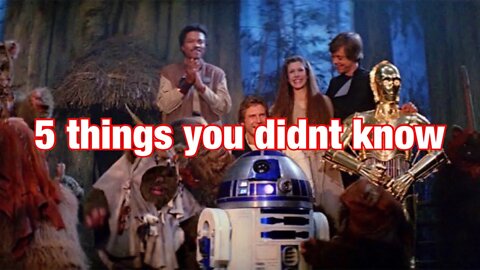 5 things you didn't know about return of the Jedi #Starwars #movietrivia #thereturnoftheJedi
