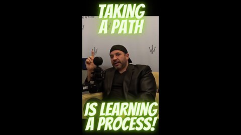 Taking A Path Is Learning A Process!