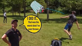 Compilation of Disc Golfers Verbally Abusing Themselves After Throwing Bad Shots 🤣😂😆