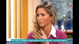 Woman Goes On Morning Show To Prove Her Dog Is Vegetarian, Dog Proves Her To Be A Moron