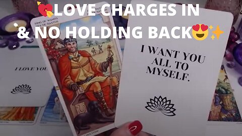 💘LOVE CHARGES IN & NO HOLDING BACK😍✨YOUR LIFE IS ABOUT TO CHANGE!🪄💘COLLECTIVE LOVE TAROT READING ✨