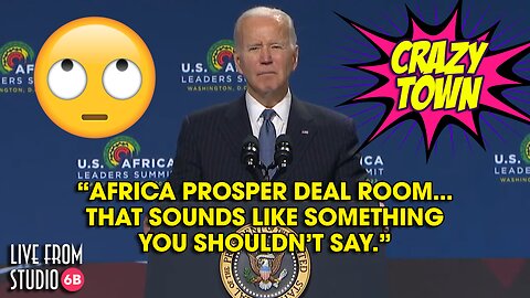 Joe Biden at the U.S. Africa Summit Is Total Cringe (Crazy Town)