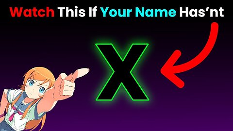 Watch This Video If Your Name Doesn't Have an 'X' 🤔