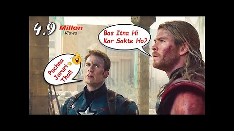 Avengers All Funny Scenes in Hindi