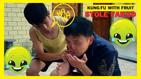 Chinese Comedian - " Kung Fu With Fruit Stole Failed " Chinese Comedy Video Latest