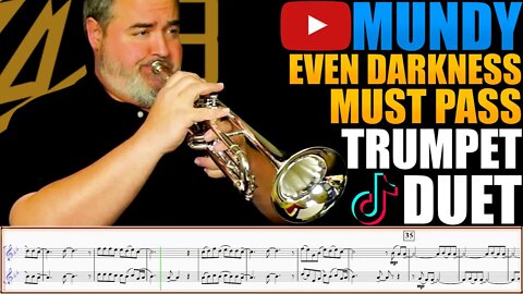 Mundy "Even Darkness Must Pass". Trumpet Duet - Drew Fennell. Play Along!