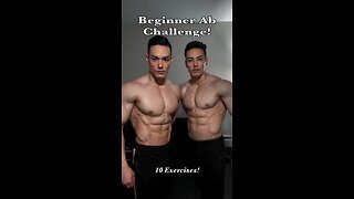 Beginner Ab Challenge! (10 Exercises) NO BREAKS!