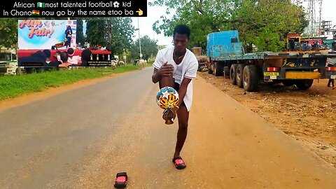 the reason why he is the African 😱most talented football⚽️ kid in Ghana 🇬🇭🇳🇬👈 Etoo ba the skills boi