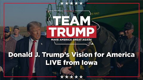 President Trump's Vision for America (LIVE From the Iowa GOP Caucus 1/13/24) | NOTE: Caucus Officially Begins at 14:00