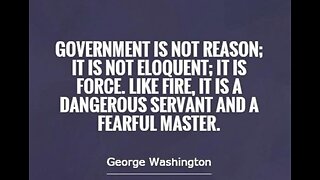 A Government By Force Is No Government At All