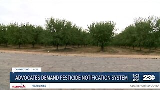 Advocates demand pesticide notification system
