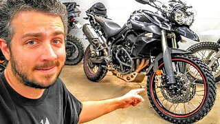 Tips & Tricks For EASY DIY Adventure Motorcycle Tire Changes!
