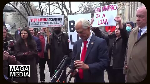 Peter Navarro press briefing after 4 month Prison Sentence. - January 25, 2024