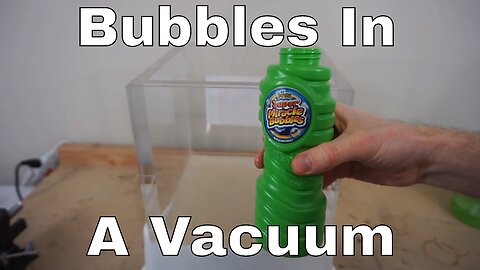 What Happens When You Put Bubble Solution In A Huge Vacuum Chamber?