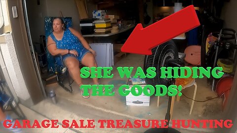 Finding HIDDEN TREASURES is the best part of garage sales!!