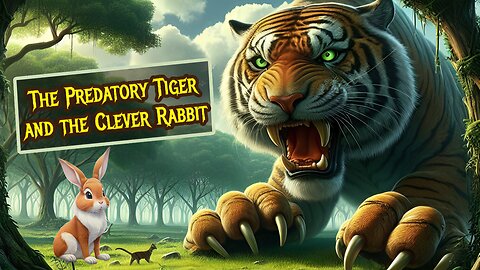 Bedtime Stories for Kid | The Predatory Tiger and the Clever Rabbit Story.