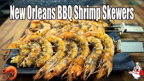 New Orleans Style BBQ Shrimp Skewers ~ My New Favorite Way To Cook Them 🦐