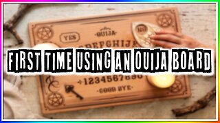 FIRST TIME USING A OUIJA BOARD! (SCARY)