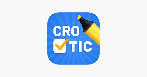 Crostic Puzzle Word Games Mobile Gameplay