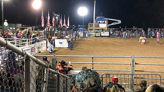 Bull Ride at Pacific Rodeo